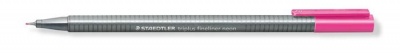 Tűfilc, 0,3 mm, STAEDTLER "Triplus 334", neon rózsaszín