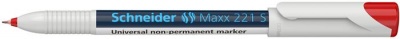 Alkoholmentes marker, OHP, 0,4 mm, SCHNEIDER "Maxx 221 S", piros