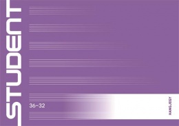 Füzet, tűzött, A5, fekvő, hangjegy, 32 lap, ICO "Student", "36-32"